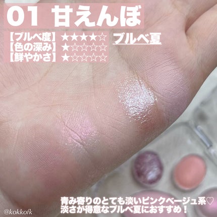 ミャオパウズアイシャドウパレット/MilleFée/アイシャドウパレットを使ったクチコミ(4枚目)