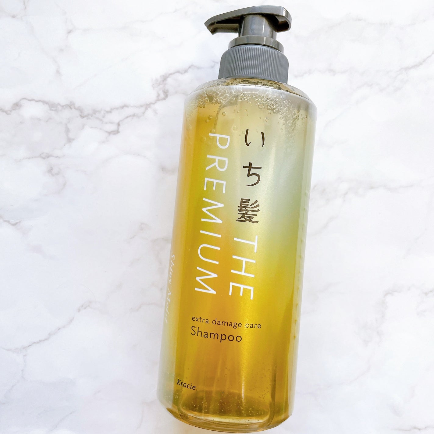 THE PREMIUM エクストラダメージケアシャンプー/トリートメント(シャイニーモイスト)/いち髪/市販シャンプーを使ったクチコミ(2枚目)