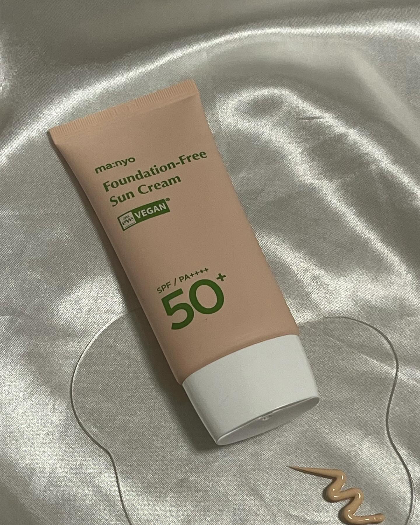 ファンデフリー サンクリーム/manyo/日焼け止めクリームを使ったクチコミ（1枚目）