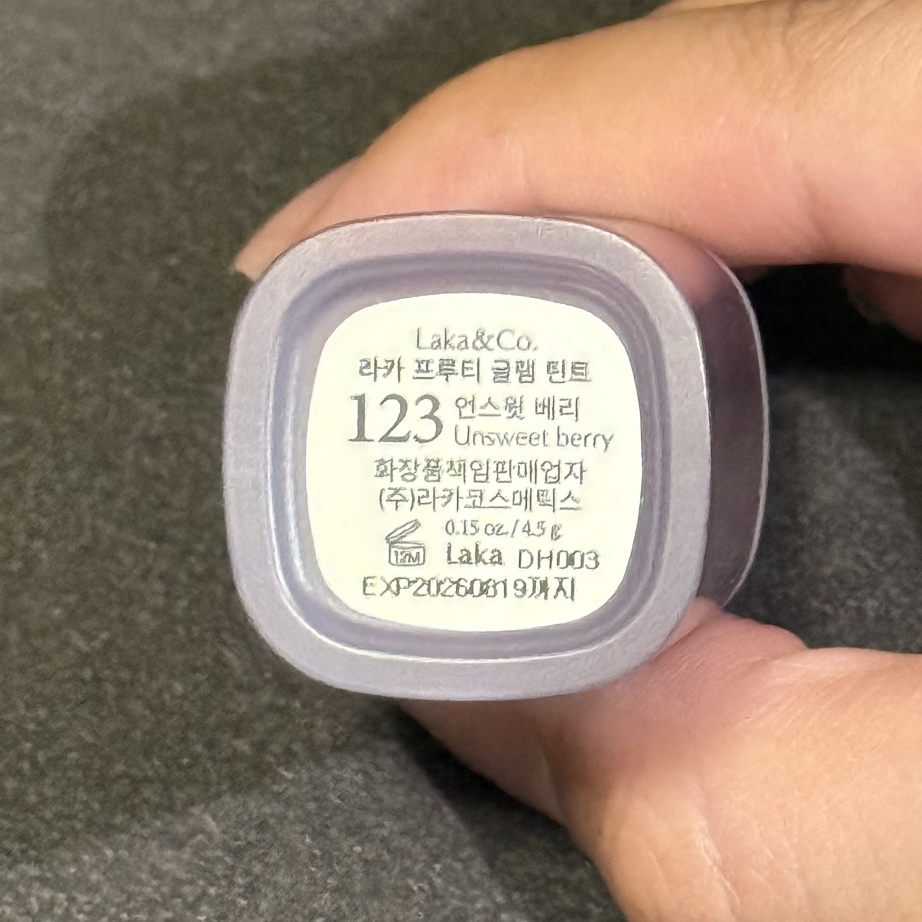 フルーティーグラムティント/Laka/リップティントを使ったクチコミ（2枚目）