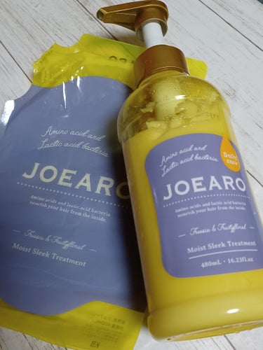 モイストクレンズシャンプー／モイストスリークトリートメント トリートメント 480ml /JOEARO/シャンプー・コンディショナーを使ったクチコミ（3枚目）