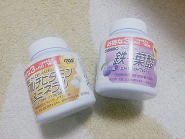 かんでおいしいチュアブルサプリ 鉄+葉酸 /オリヒロ/健康サプリメントを使ったクチコミ（1枚目）