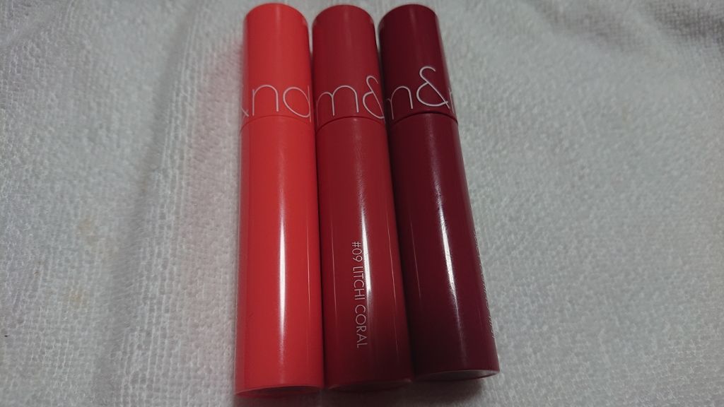 ジューシーラスティングティント/rom&nd/リップティントを使ったクチコミ（1枚目）