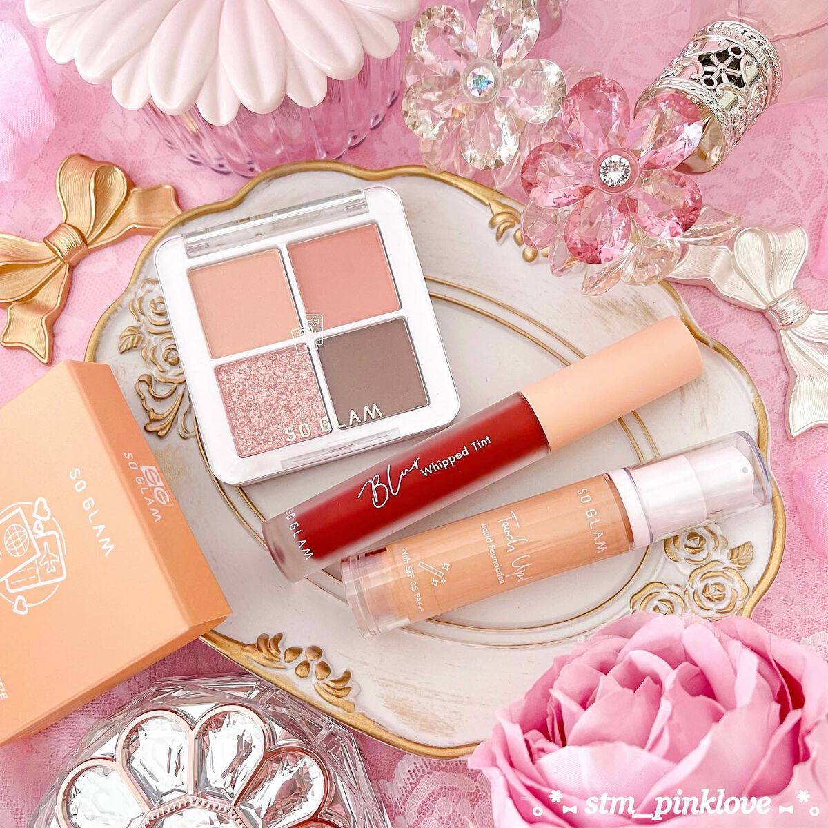 ブラーホイップド リップティント /SO GLAM/リップティントを使ったクチコミ（1枚目）