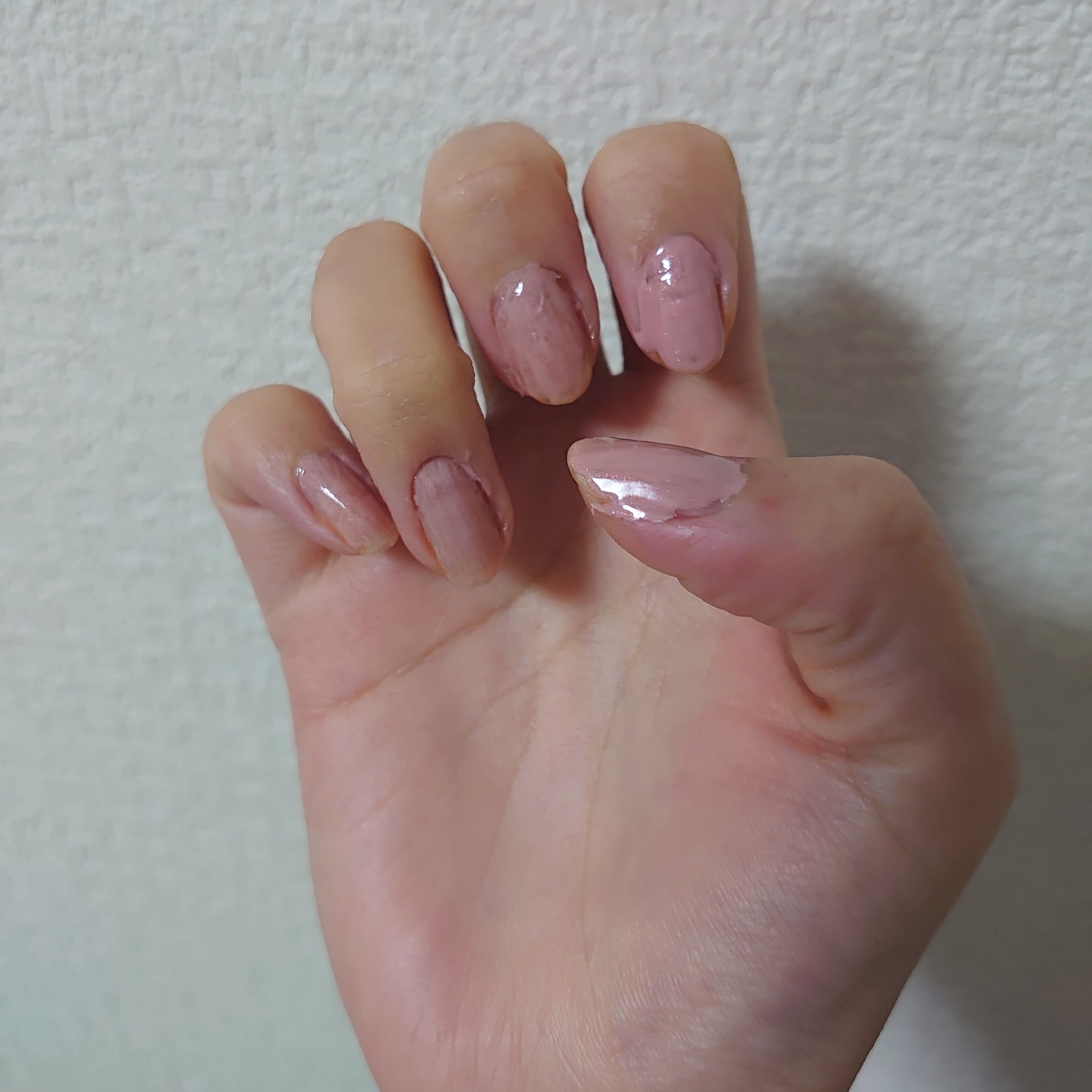 チャームスティックジェル #24 グロッシーピンク/OMD/オールインワンネイルを使ったクチコミ（3枚目）