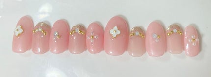 ジェルネイル(ライト対応)/セリア/ジェルネイルを使ったクチコミ(2枚目)