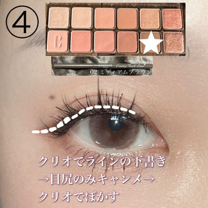 「密着アイライナー」クリームペンシル/デジャヴュ/ペンシルアイライナーを使ったクチコミ(5枚目)