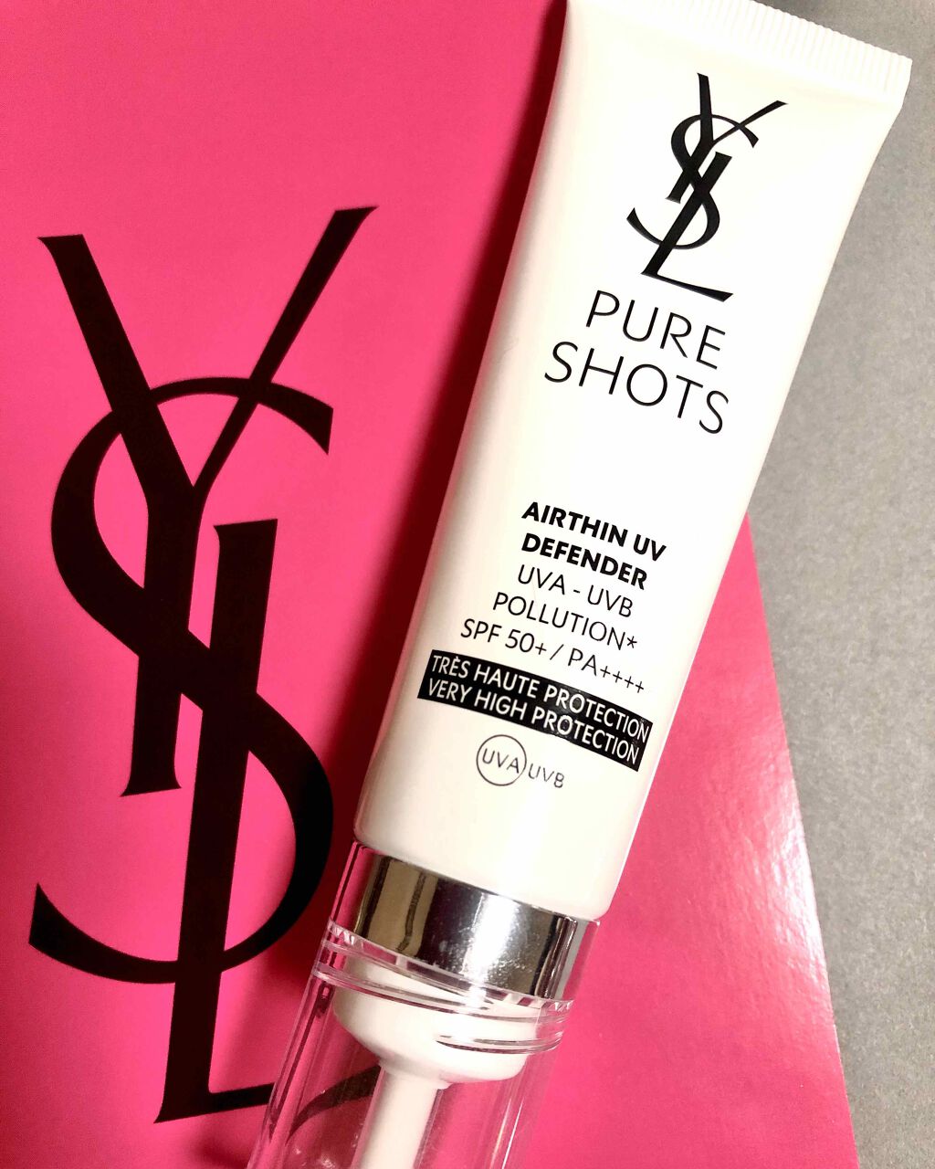 YVES SAINT LAURENT BEAUTE ピュアショット UV50のクチコミ「YVES SAINT LAURENT BEAUTE

ピュアショット UV50
〈日焼け止め/.....」（1枚目）