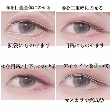 UR GLAM　BLOOMING EYE COLOR PALETTE/U R GLAM/パウダーアイシャドウを使ったクチコミ（3枚目）