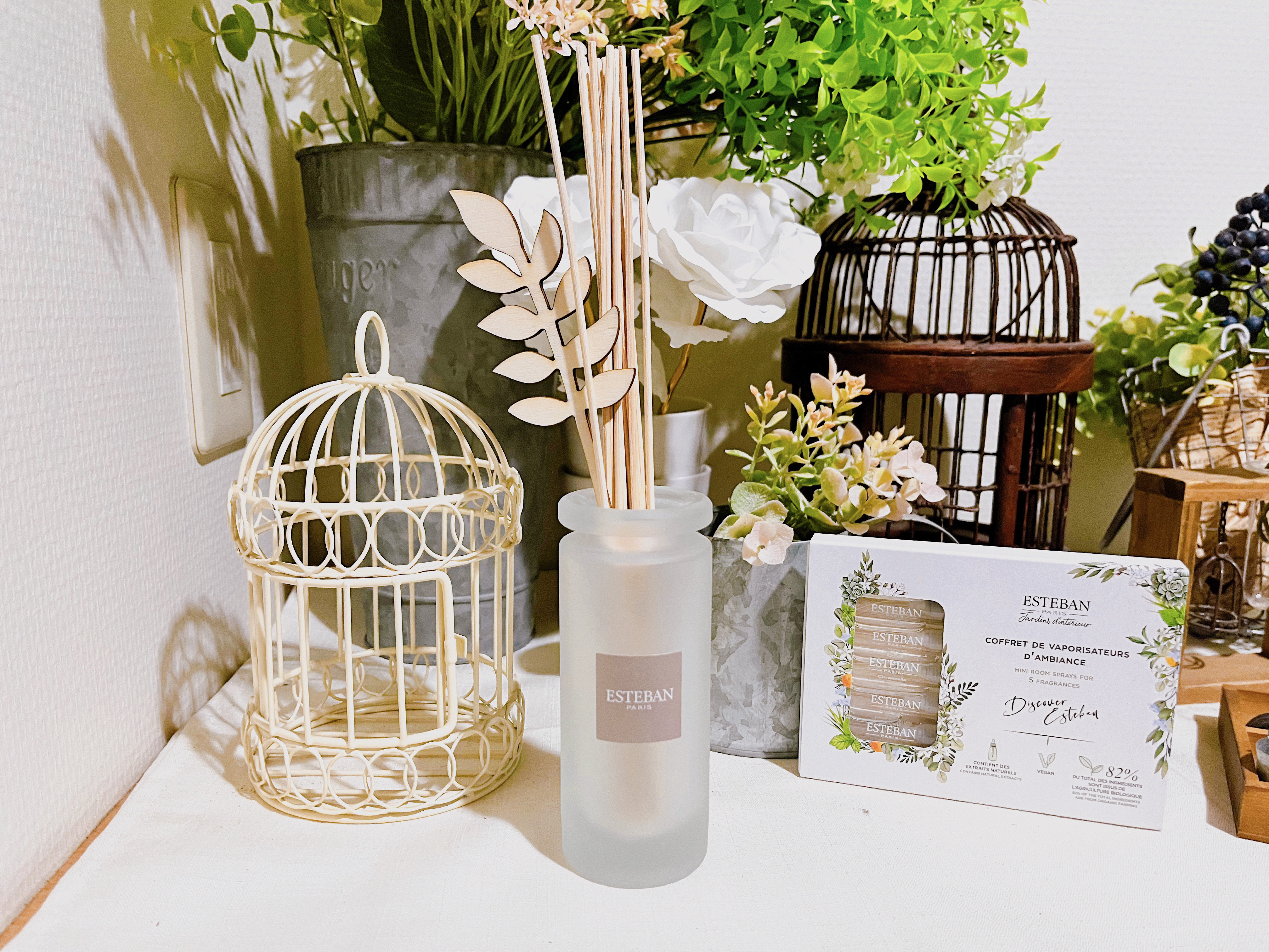 インテリアガーデン ナチュール ラタンブーケ ディフューザー /ESTEBAN/ルームフレグランスを使ったクチコミ（2枚目）