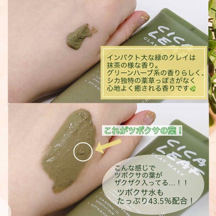 シカリーフクレイマスク/STEADY:D/シートマスク・パックを使ったクチコミ(4枚目)