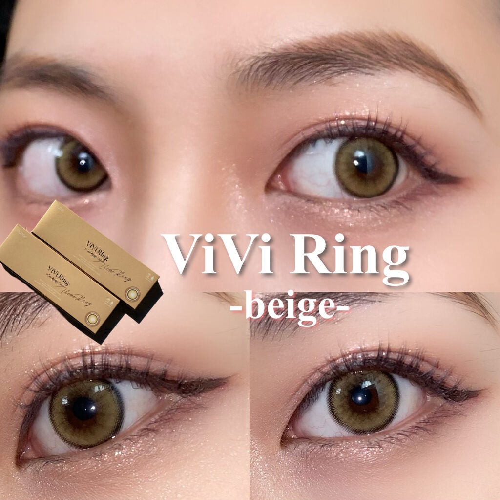 ViVi Ring 1Month/OLENS/カラーコンタクトレンズを使ったクチコミ(2枚目)