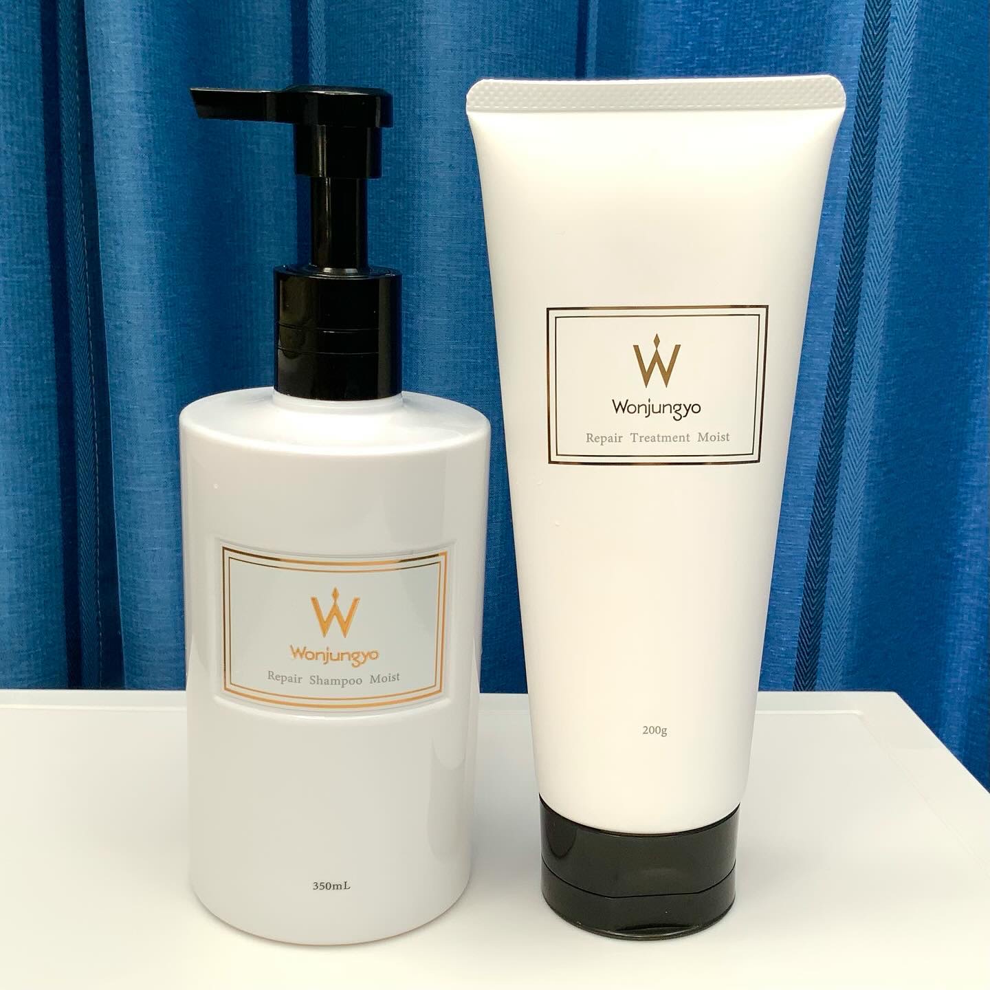 ウォンジョンヨ リペアシャンプー モイスト／リペアトリートメント モイスト/Wonjungyo/市販シャンプーを使ったクチコミ（1枚目）