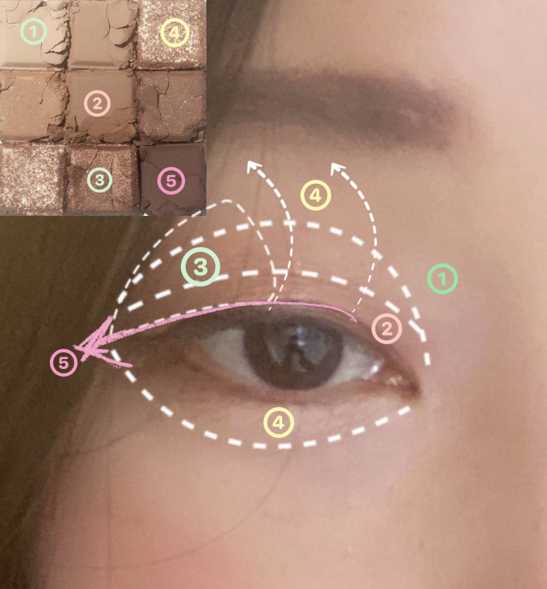 シャドウパレット/dasique/アイシャドウパレットを使ったクチコミ（3枚目）