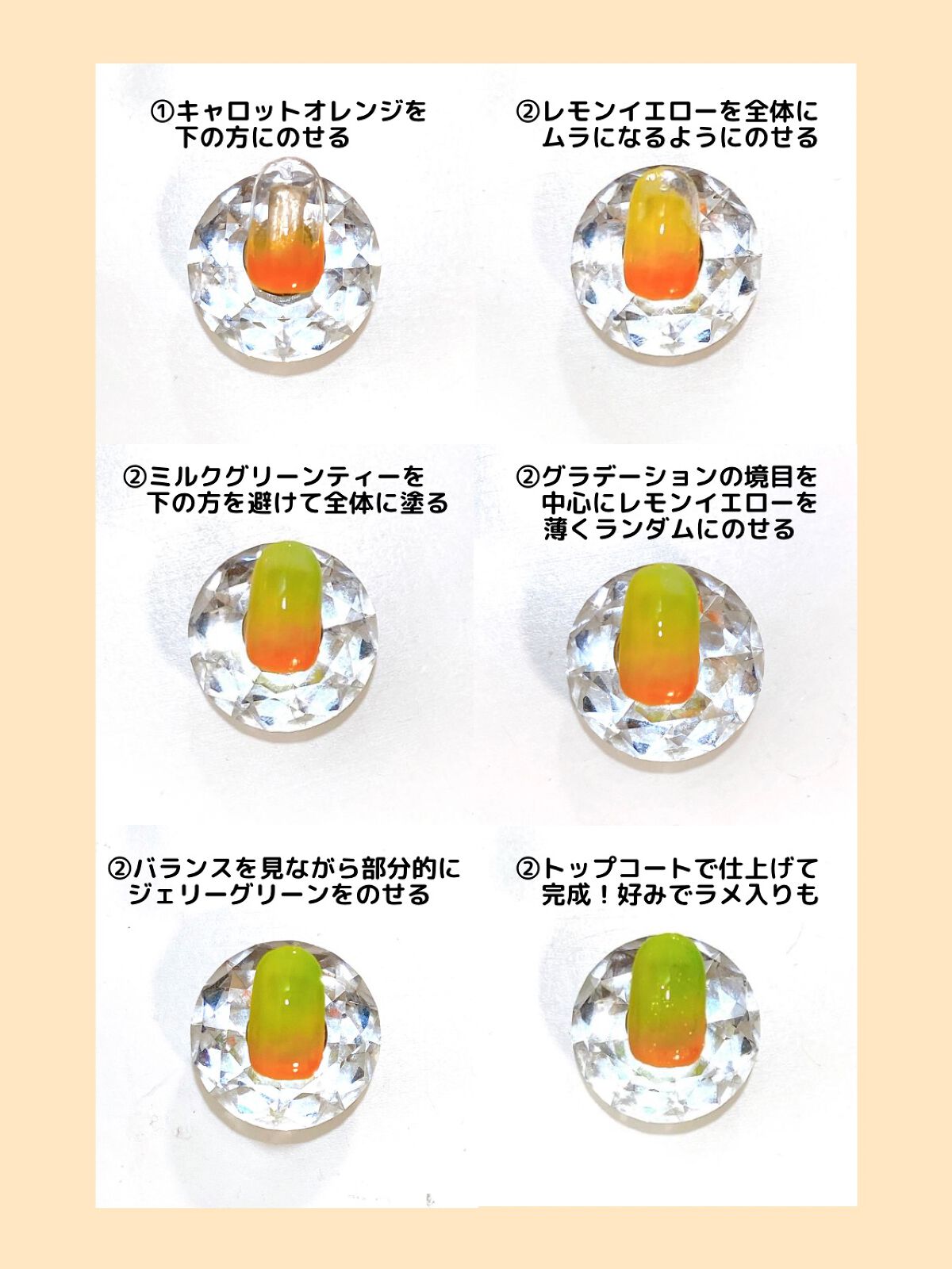 ジェルネイル(ライト対応)/セリア/ジェルネイルを使ったクチコミ(3枚目)