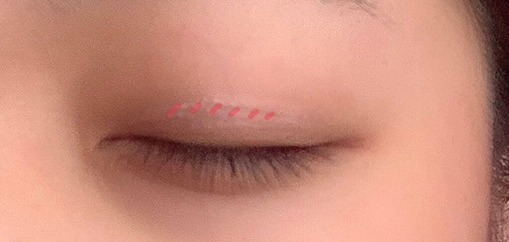 オリシキ アイリッドスキンフィルム /D-UP/二重まぶた用アイテムを使ったクチコミ(3枚目)