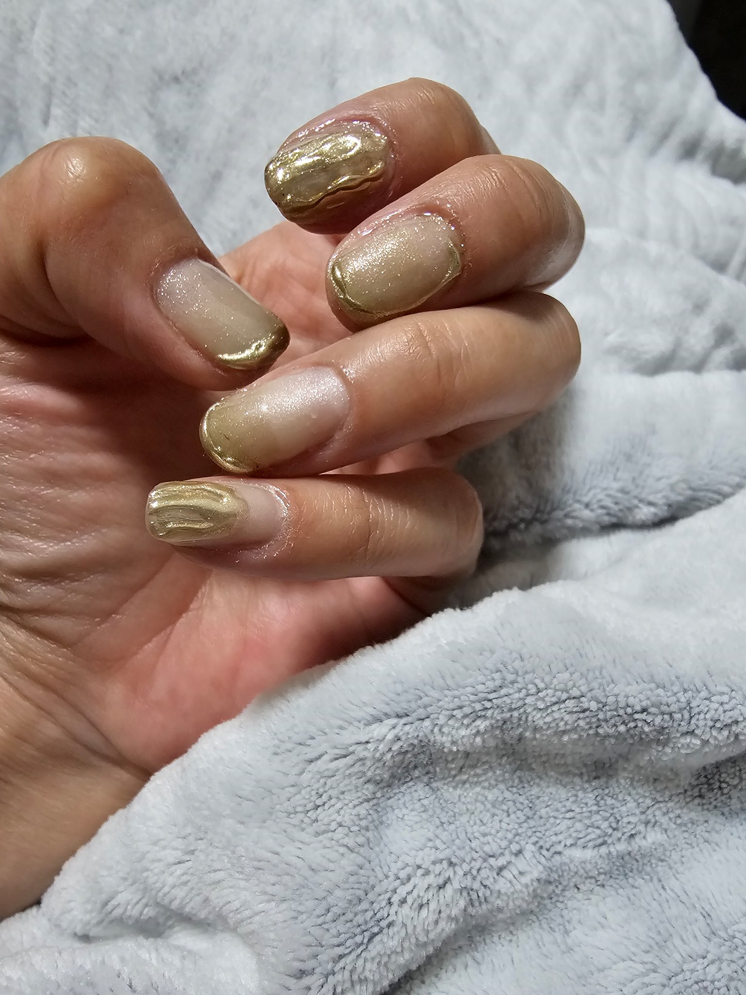 ミラーパウダー ペンタイプ/LULUGEL/ネイル用品を使ったクチコミ（2枚目）