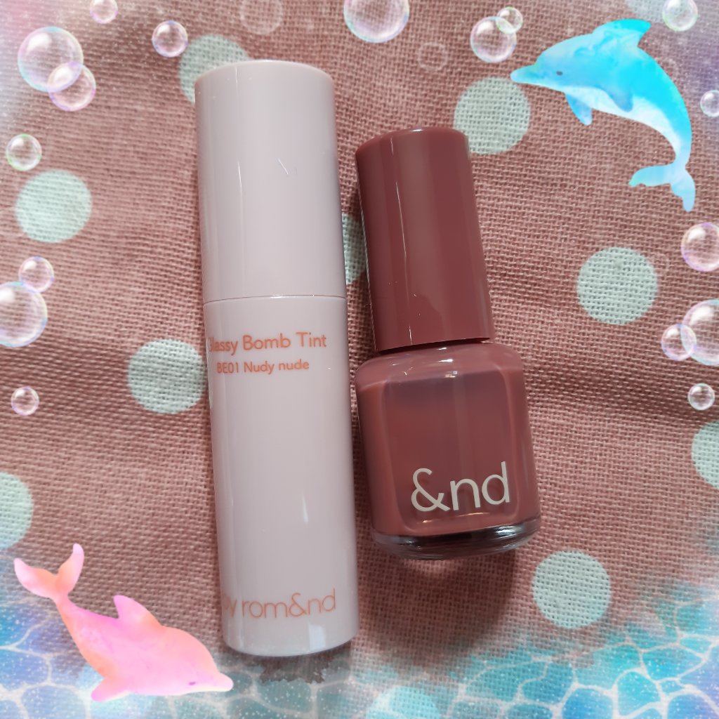 アンドバイロムアンド　グラッシードロップネイル/&nd by rom&nd/マニキュアを使ったクチコミ（1枚目）