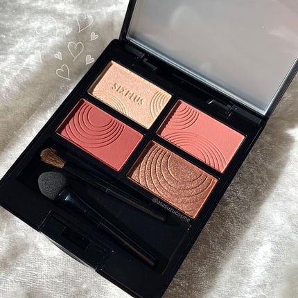 SIXPLUS 4色アイシャドウ/SIXPLUS/アイシャドウパレットを使ったクチコミ(2枚目)