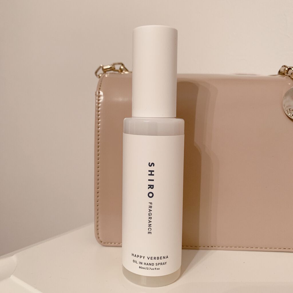 ハッピーヴァーベナ オイルインハンドスプレー/SHIRO/ハンドクリームを使ったクチコミ（1枚目）