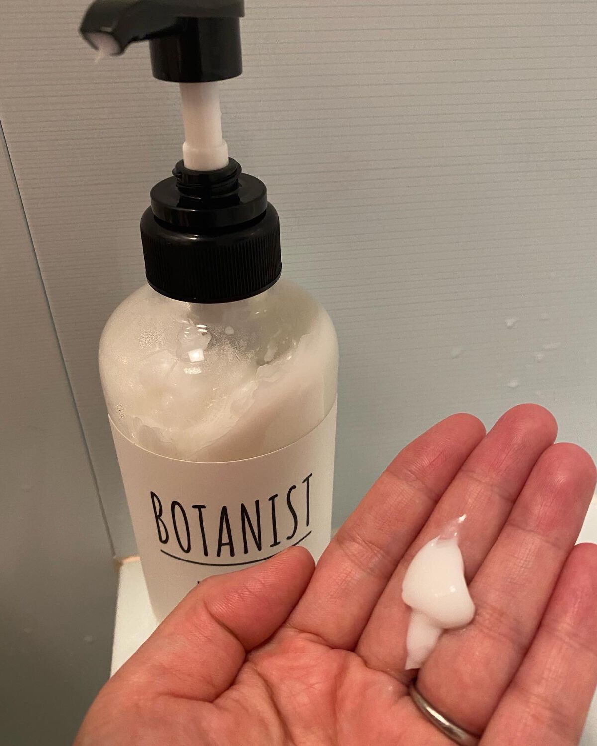 ボタニカルシャンプー／トリートメント(モイスト) /BOTANIST/シャンプー・コンディショナーを使ったクチコミ（3枚目）