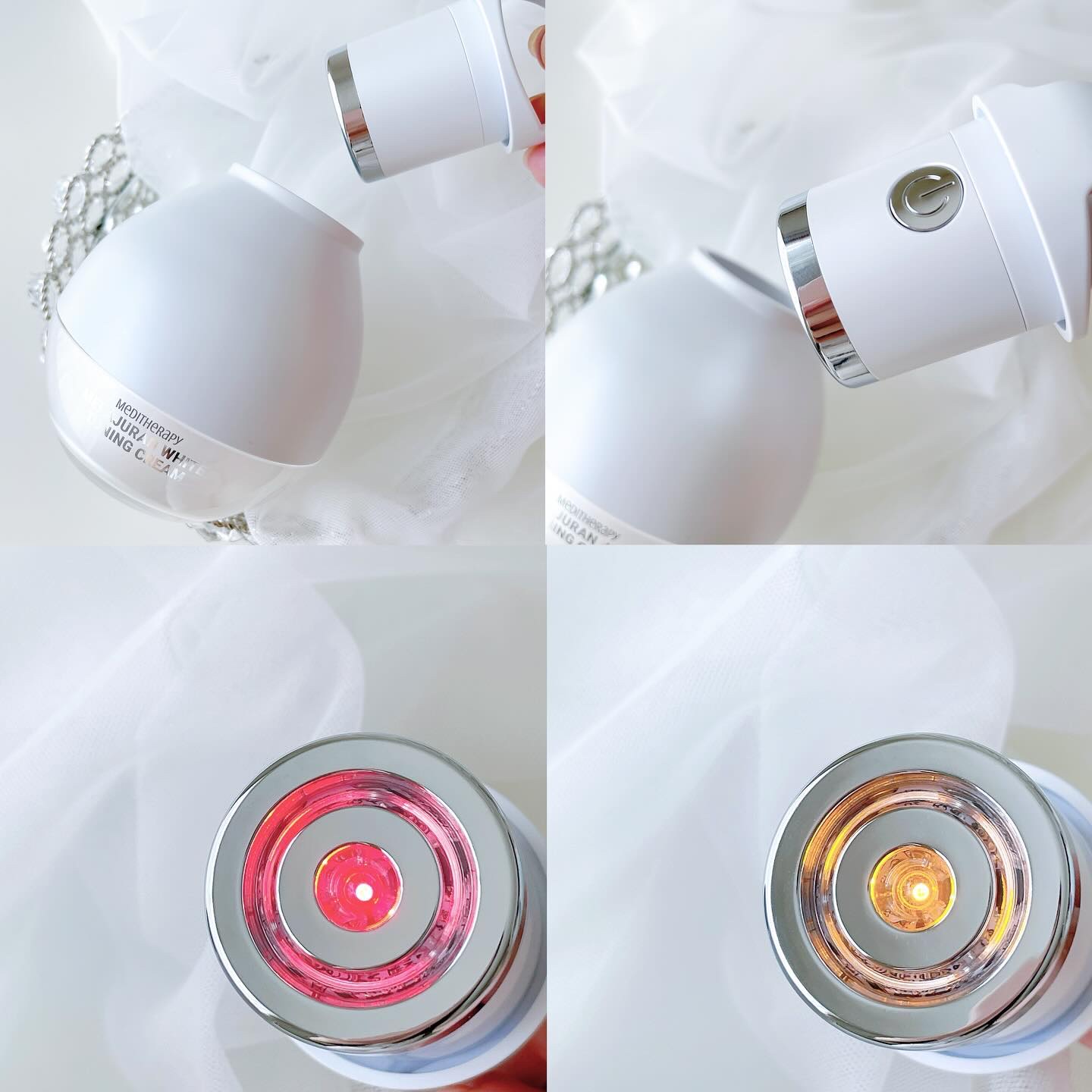 メラジュランホワイトトーニングクリーム&EMS美顔器/MEDITHERAPY/その他スキンケアを使ったクチコミ（3枚目）