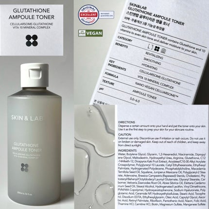 グルタチオンアンプルトナー/SKIN&LAB/化粧水を使ったクチコミ(3枚目)