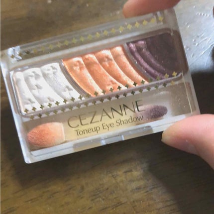 トーンアップアイシャドウ/CEZANNE/アイシャドウパレットを使ったクチコミ(1枚目)