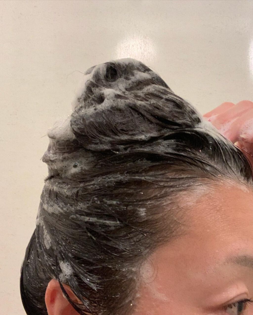 炭酸ヘッドスパシャンプー／トリートメント/肌ナチュール/市販シャンプーを使ったクチコミ（3枚目）