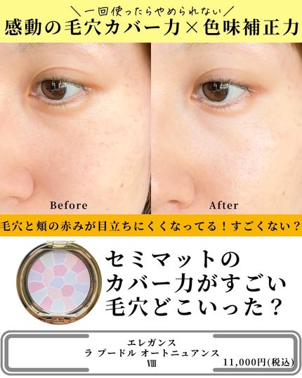 ラ プードル オートニュアンス/Elégance/プレストパウダーを使ったクチコミ(5枚目)