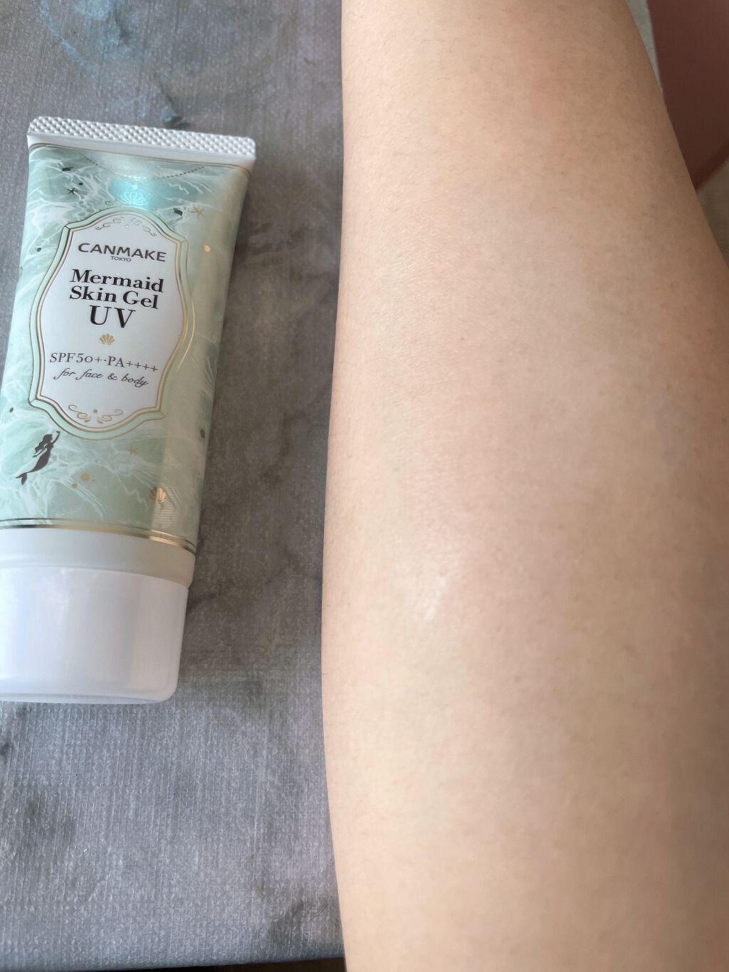 マーメイドスキンジェルUV/キャンメイク/日焼け止めジェルを使ったクチコミ（3枚目）