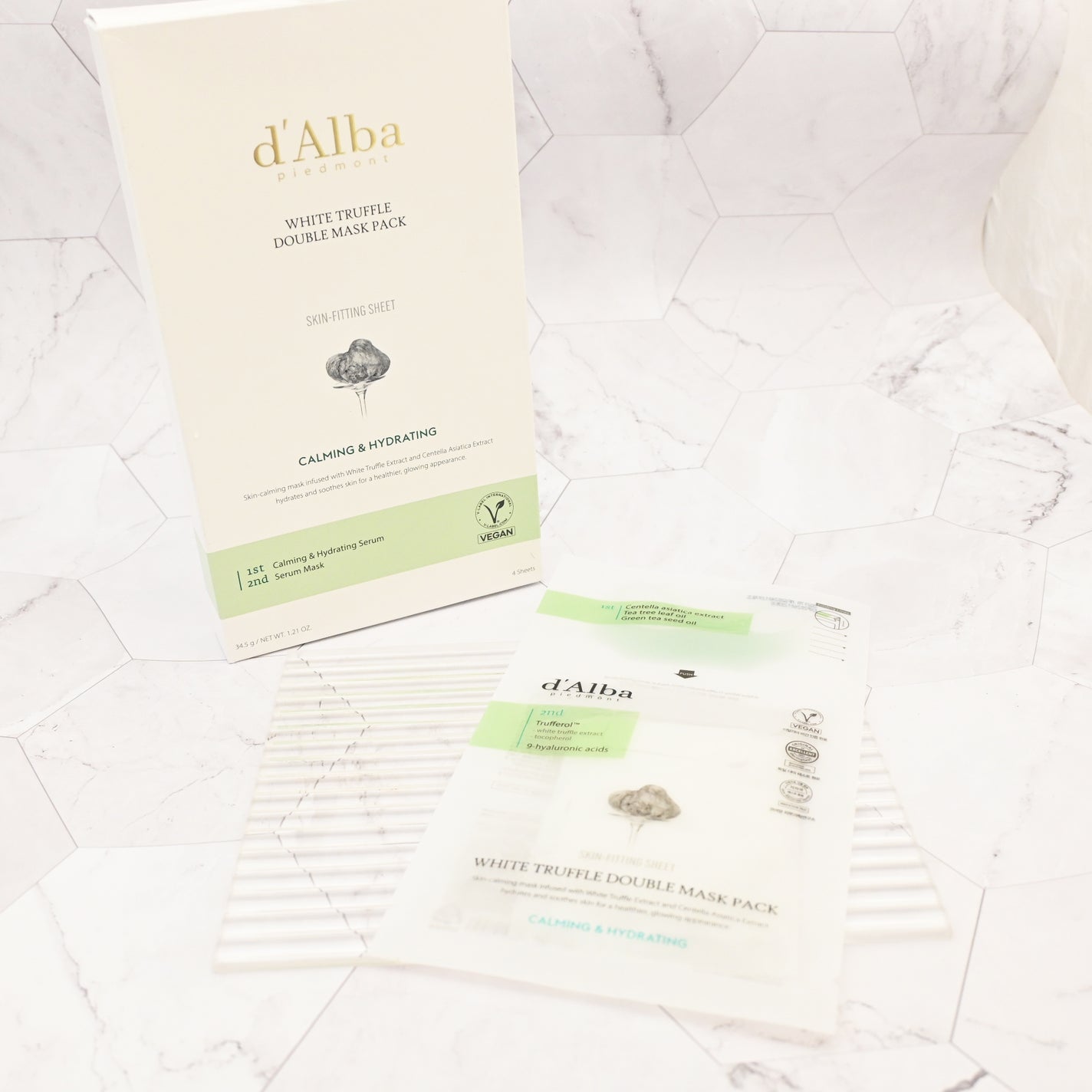 ホワイトトリュフダブルマスクパック(鎮静/保湿) /ダルバ/シートマスク・パックを使ったクチコミ(3枚目)