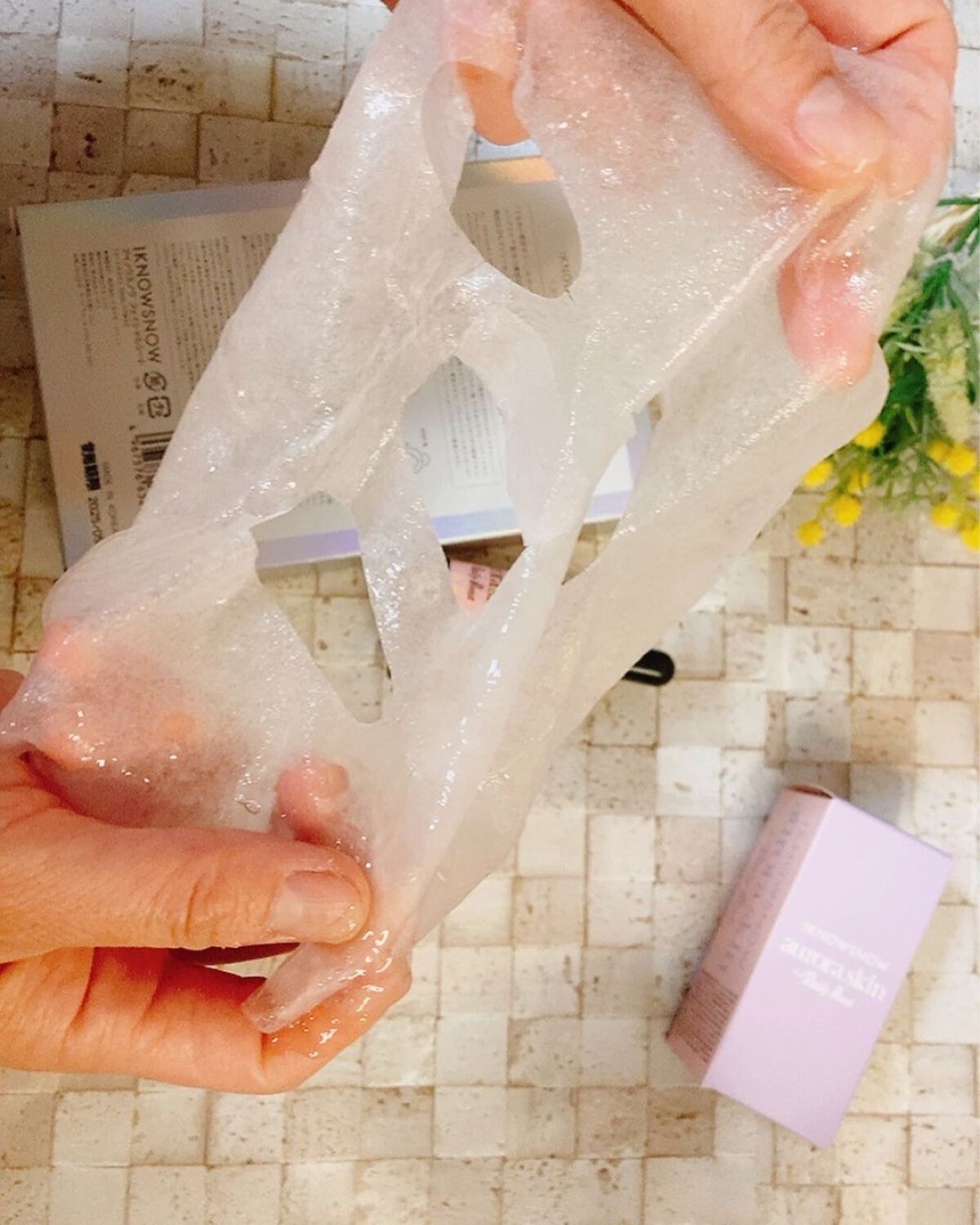 フェイシャルシート/IKNOWSNOW/シートマスク・パックを使ったクチコミ（2枚目）