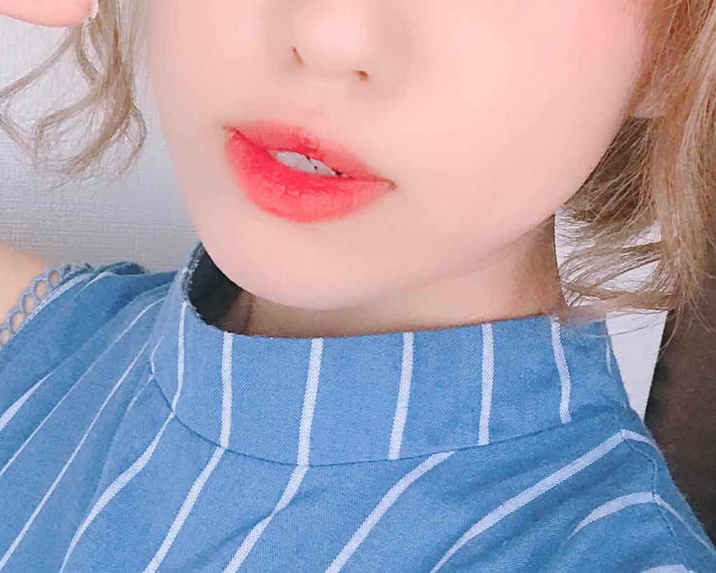 ディアダーリン ウォータージェルティント (アイスティント)/ETUDE/口紅を使ったクチコミ(2枚目)