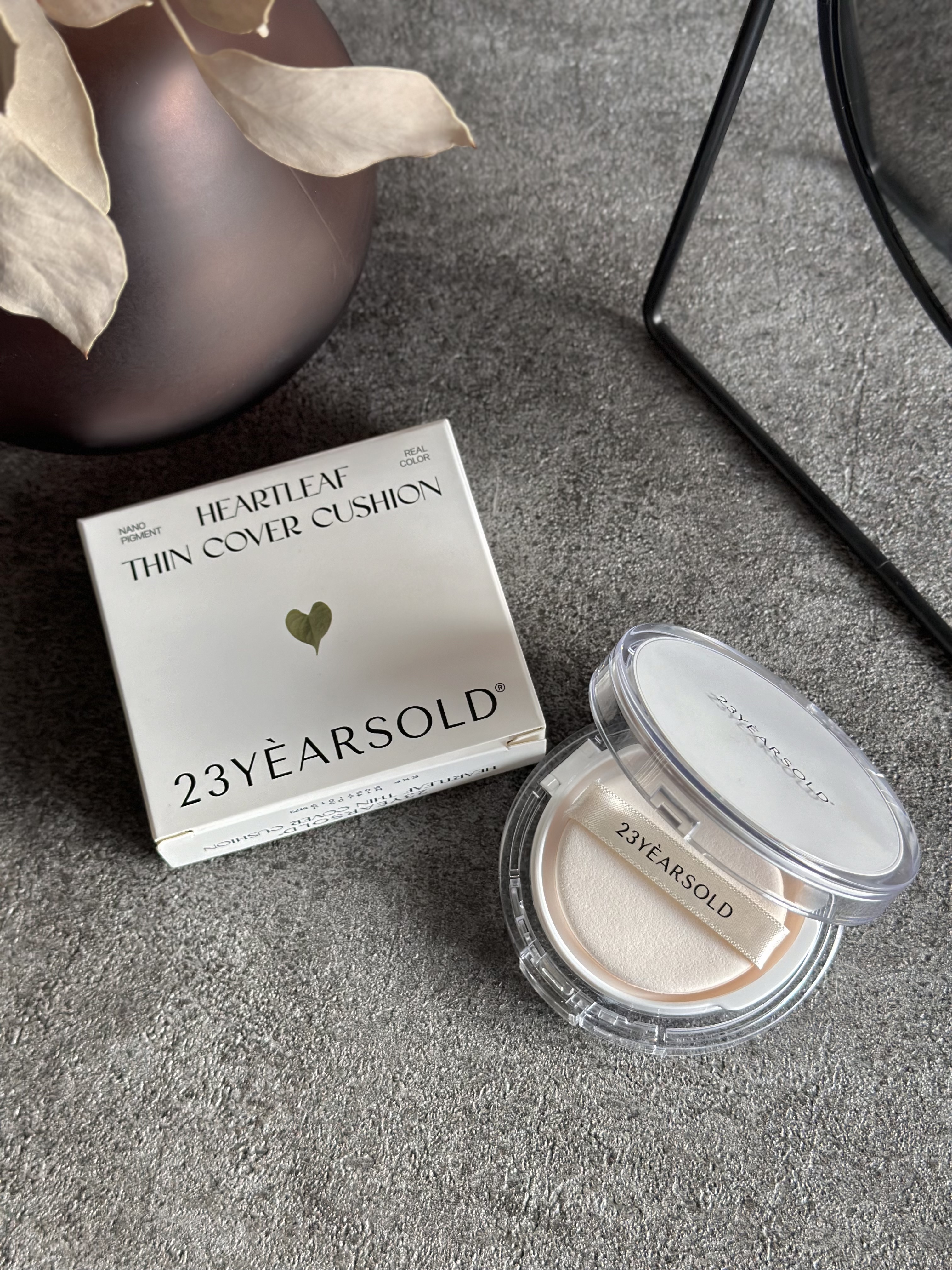 ハートリーフシーンカバークッション/23years old/クッションファンデーションを使ったクチコミ（1枚目）