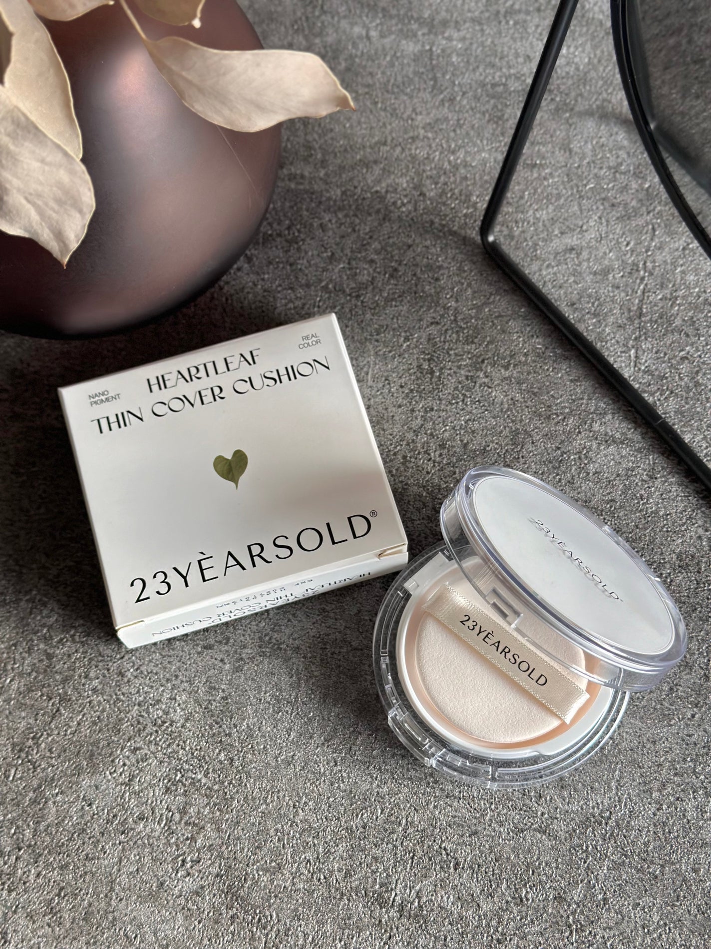 ハートリーフシーンカバークッション/23years old/クッションファンデーションを使ったクチコミ(1枚目)