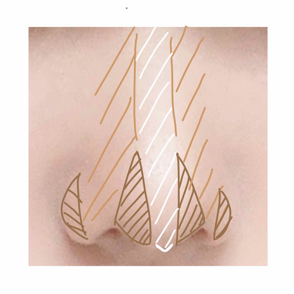 ノーズ&アイブロウパウダー/CEZANNE/パウダーアイブロウを使ったクチコミ(2枚目)