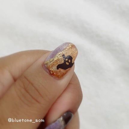 ジェルネイル(ライト対応)/セリア/ジェルネイルを使ったクチコミ(4枚目)