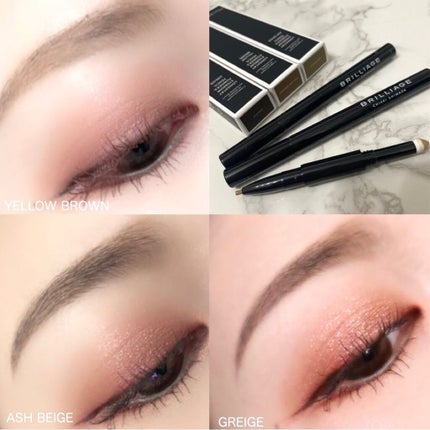 ロングステイ アイブロウパウダー&ペンシル/ブリリアージュ/アイブロウペンシルを使ったクチコミ(4枚目)