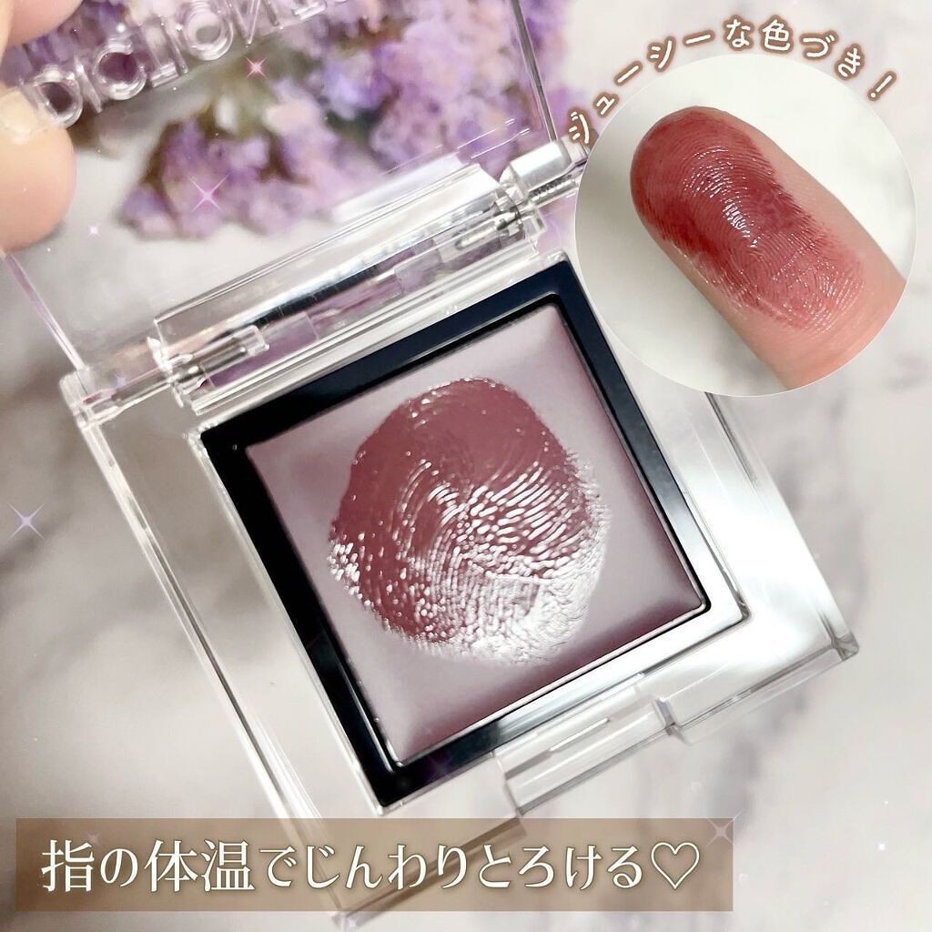 ザ アイシャドウ ティント 003T Dewy Plum/ADDICTION/ジェル・クリームアイシャドウを使ったクチコミ（3枚目）