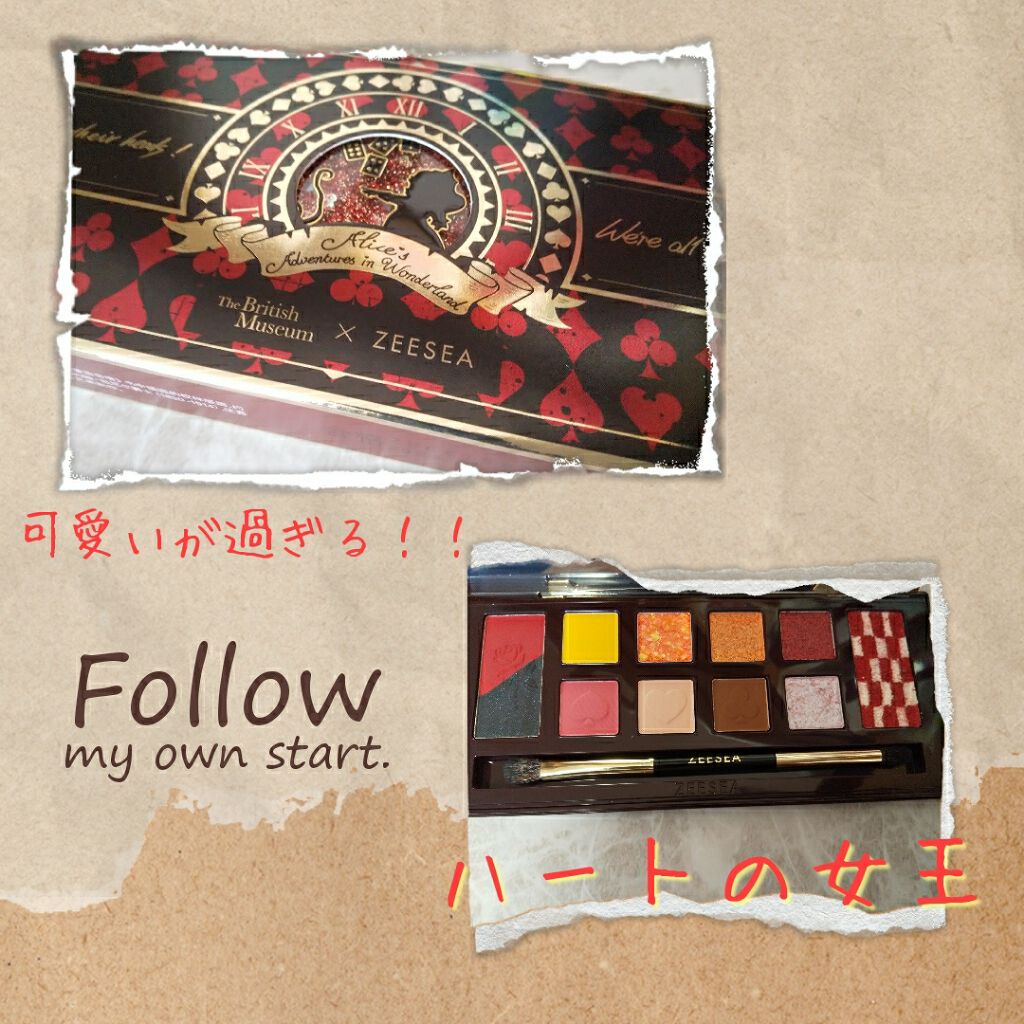 アリスドリームランドシリーズ 12色アイシャドウパレット(ZEESEA×大英博物館)/ZEESEA/アイシャドウパレットを使ったクチコミ(1枚目)