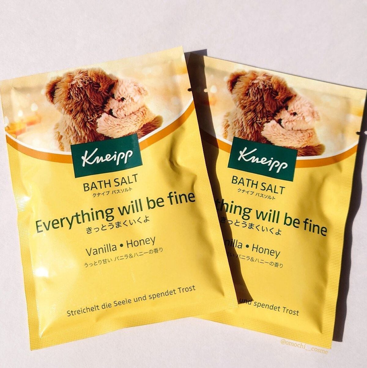 クナイプ バスソルト ユーカリの香り/クナイプ/無機塩系入浴剤を使ったクチコミ(5枚目)