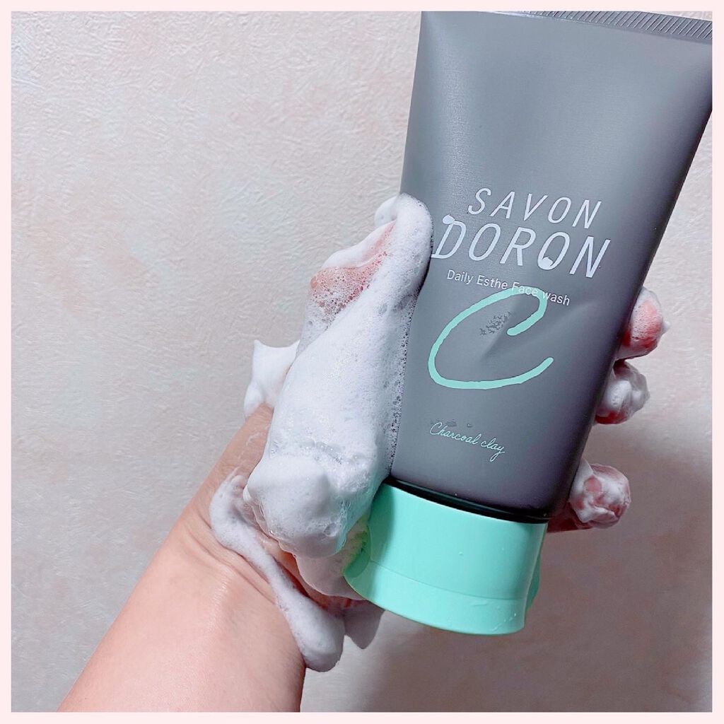 デイリーエステ洗顔 泥炭/サボンドロン/洗顔フォームを使ったクチコミ(3枚目)