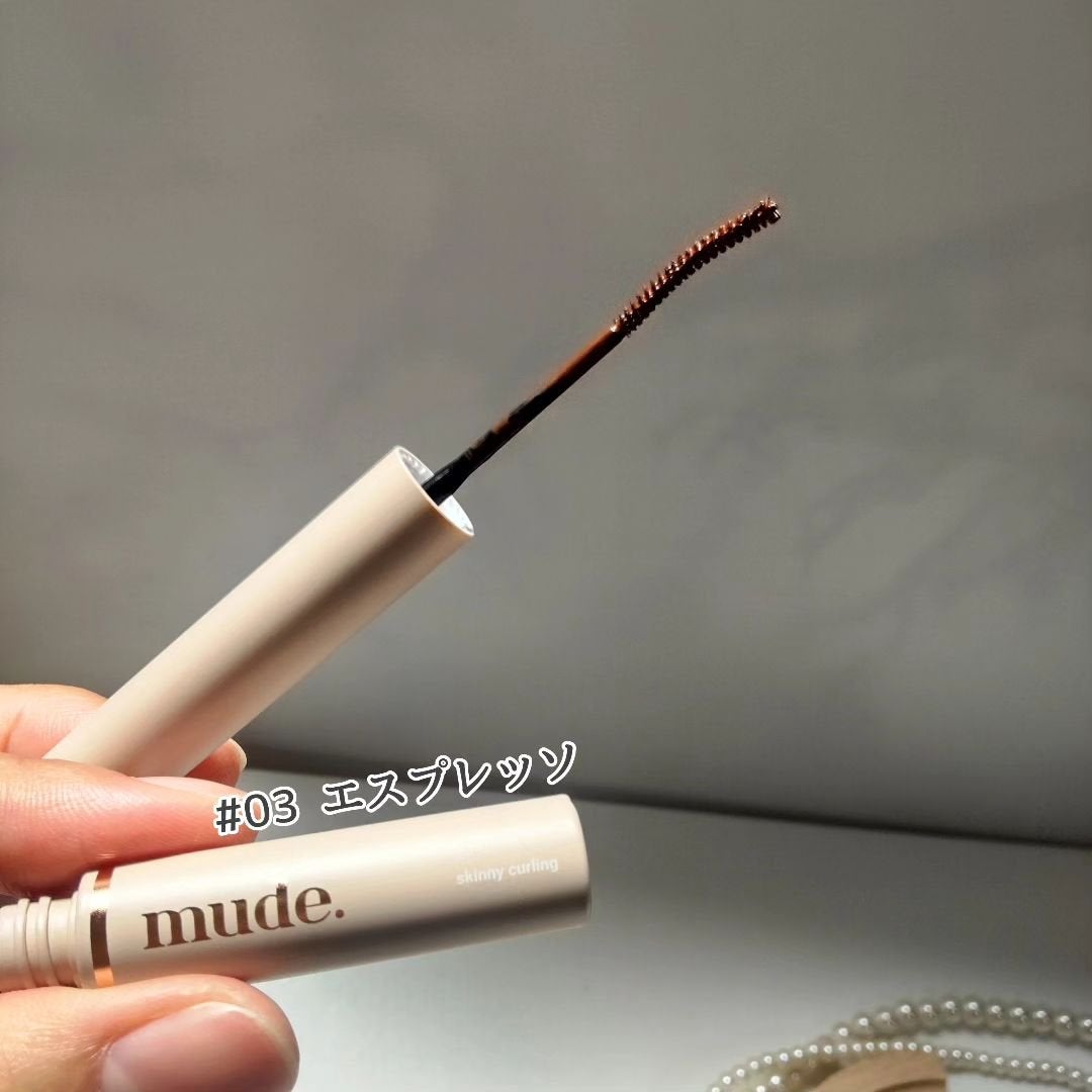 インスパイアスキニーカーリングマスカラ/mude/マスカラを使ったクチコミ(6枚目)