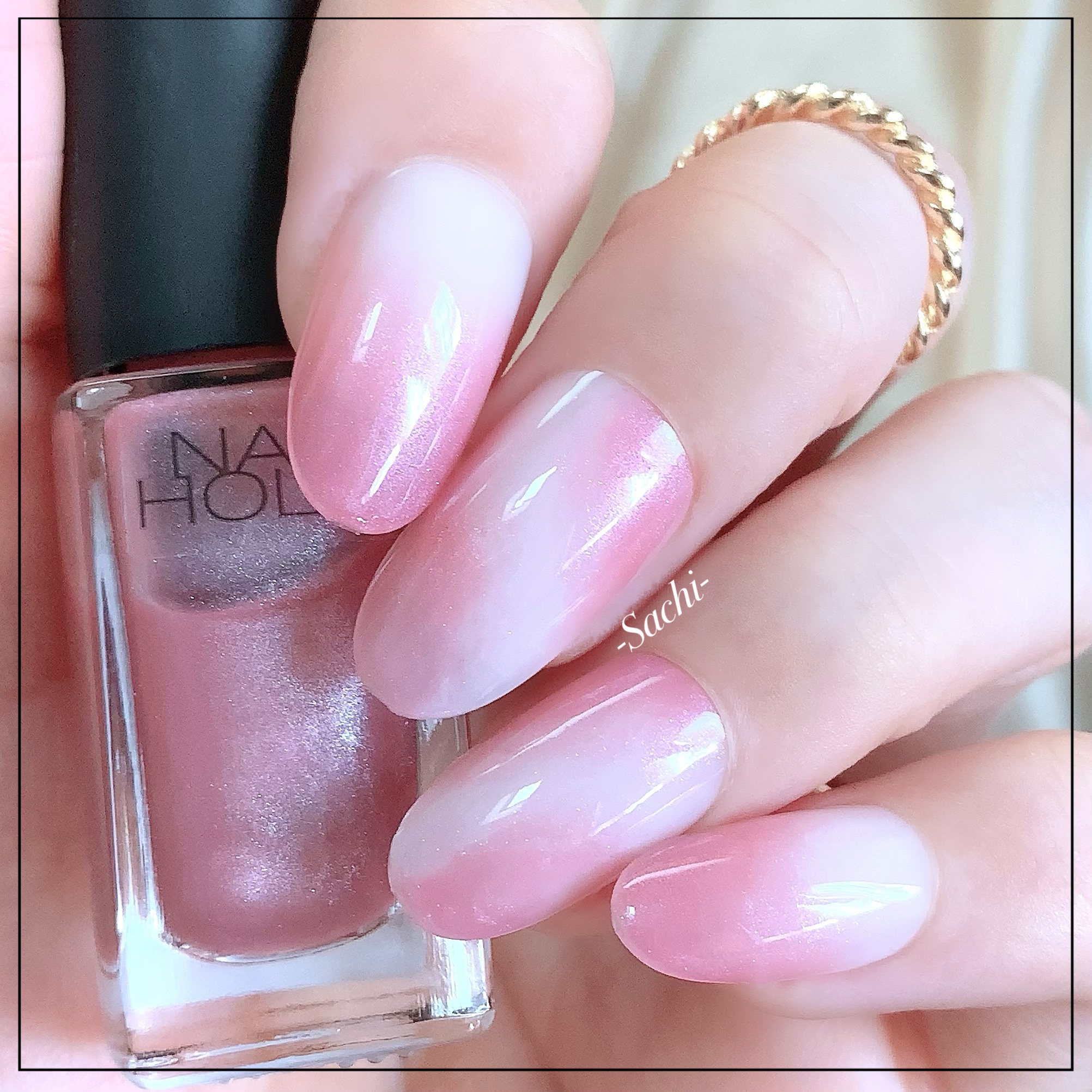 ネイルホリック つめ用ファンデ PK839 ピンクベージュ/ネイルホリック/ネイルトップコートを使ったクチコミ（1枚目）