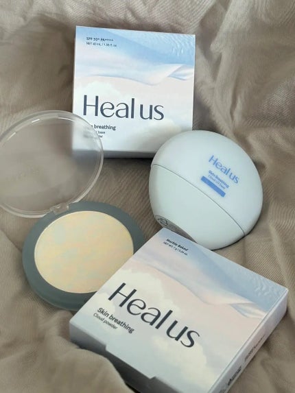 クラウドパウダー/Healus/プレストパウダーを使ったクチコミ(1枚目)