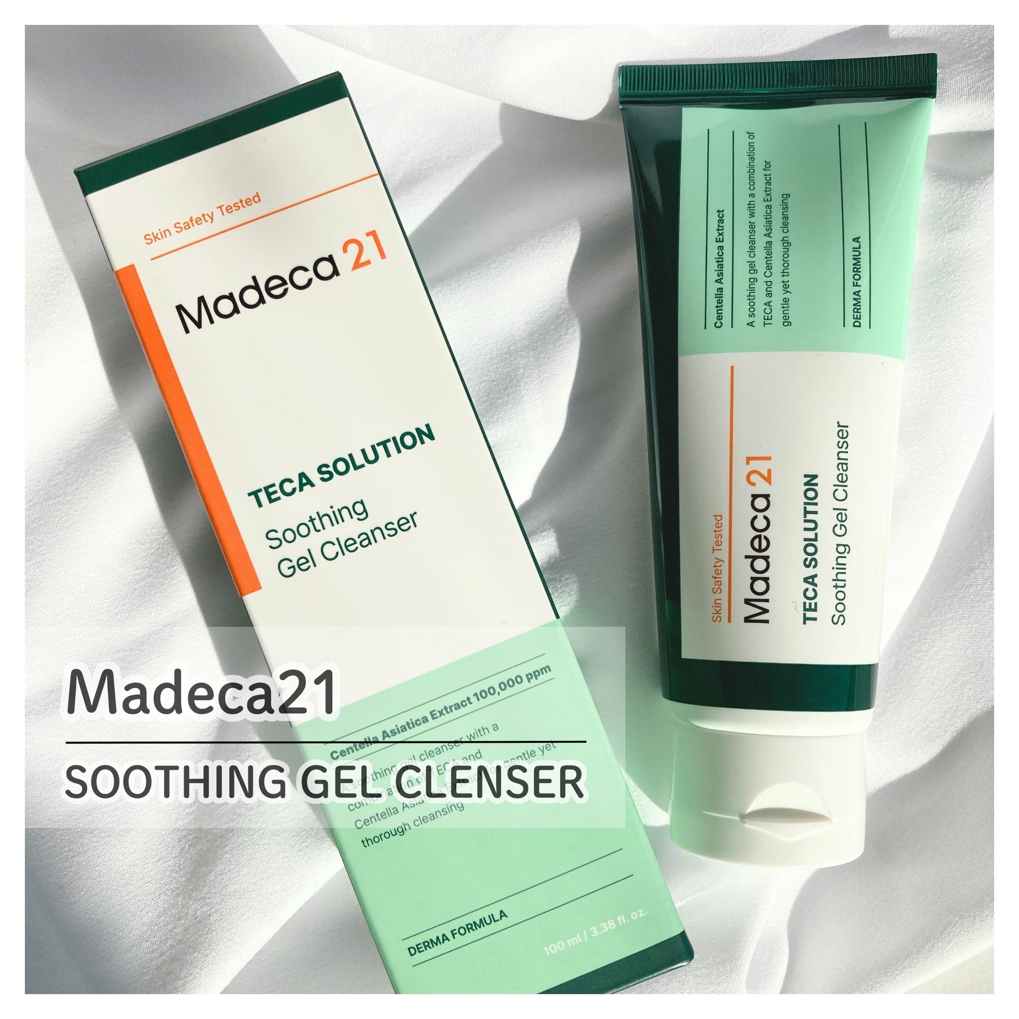 TECA SOLUTION Soothing Gel Cleanser/Madeca21/クレンジングジェルを使ったクチコミ（1枚目）