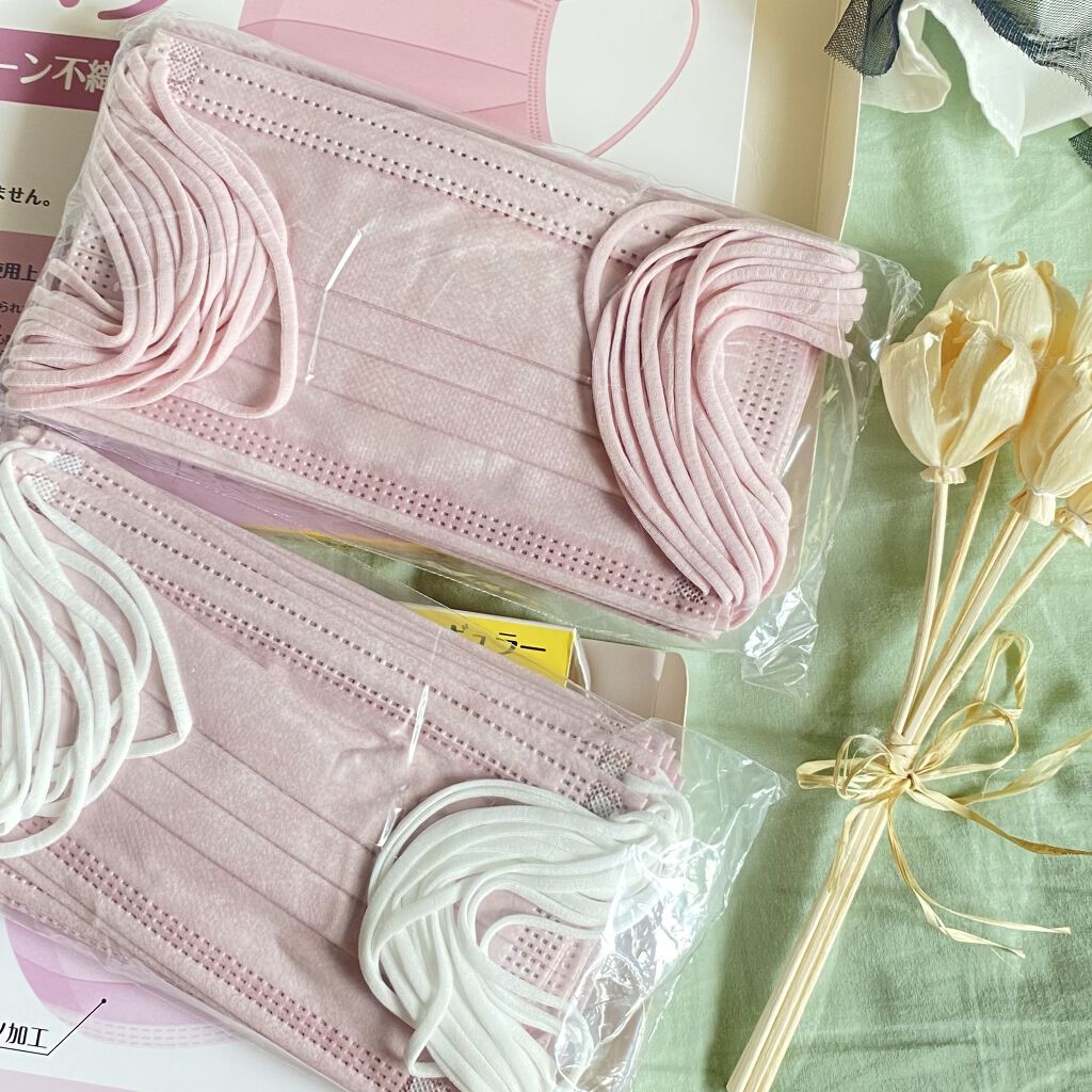 やわらかマスク　51枚入り/CICIBELLA/マスクを使ったクチコミ（2枚目）