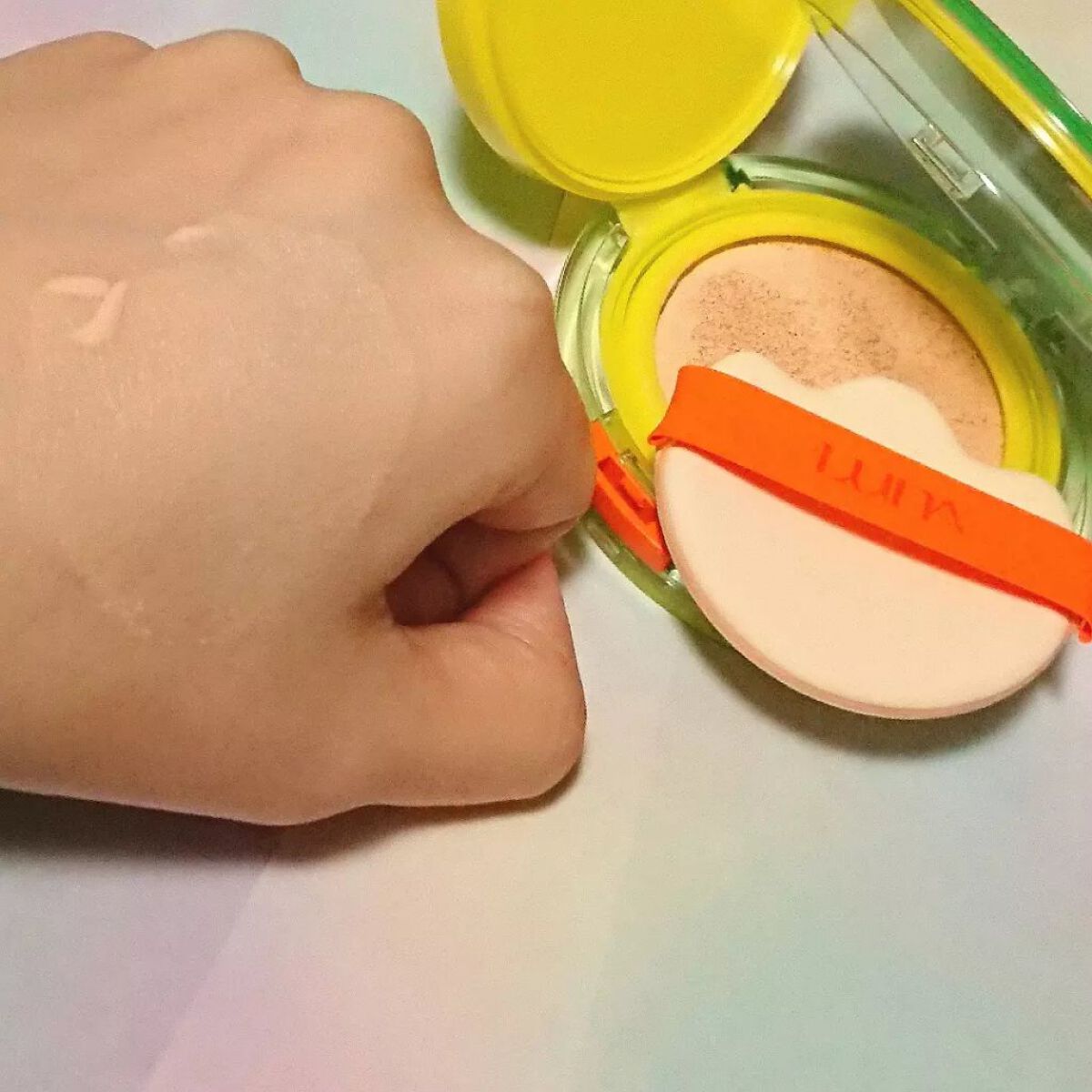 コンフィーライトクッション/LUNA/クッションファンデーションを使ったクチコミ(3枚目)