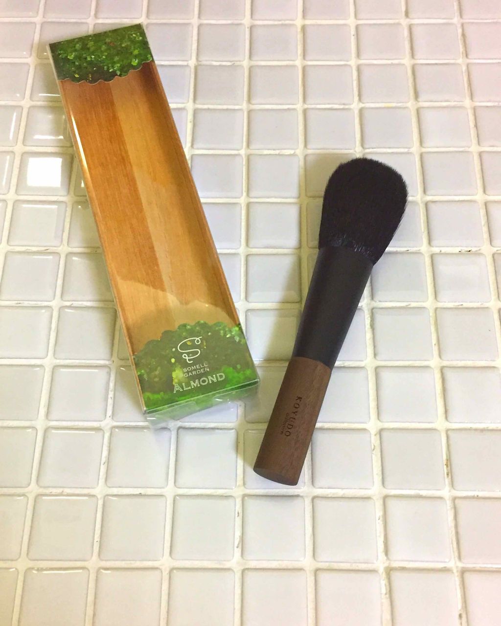 SOMELL GARDEN ALMOND フェイス&マッサージブラシ/KOYUDO collection/メイクブラシを使ったクチコミ(1枚目)